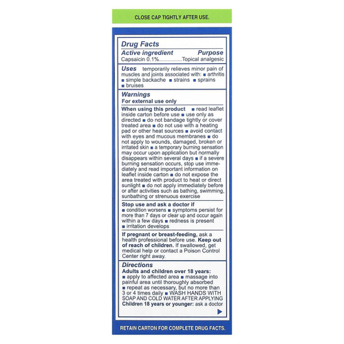 Earth's Care, крем от артрита, высокая эффективность, 68 г (2,4 унции)