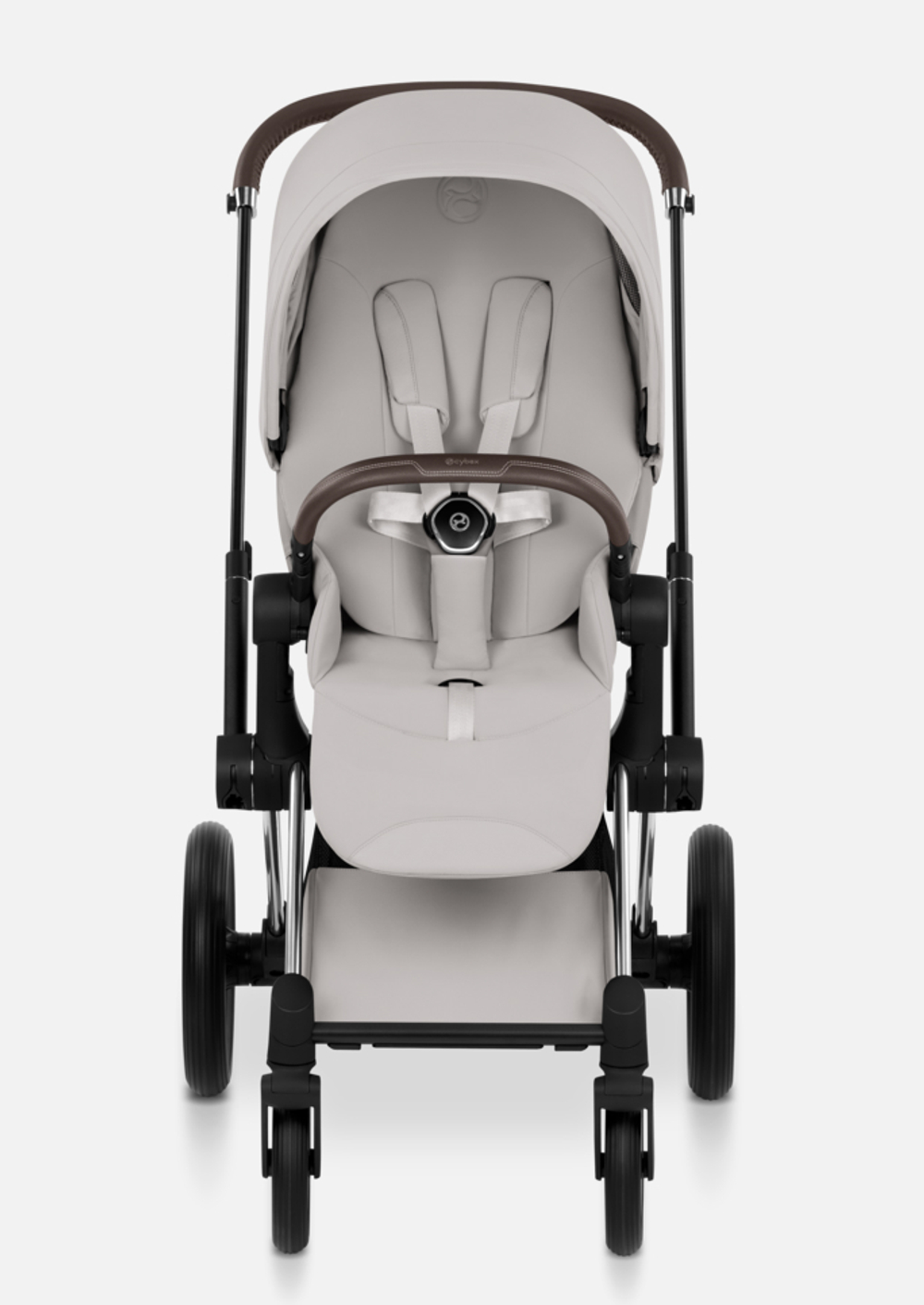 Коляска Cybex Priam V Style Chrome Brown 2 в 1 City Grey