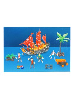 Игровой набор Корабль пирата Алые паруса (0807-65)