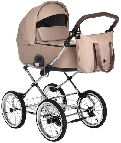 Детская коляска Roan Bass Next Classic d14 2 в 1 RCL256/1 Amber/Chrome
