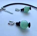 Комплект украшений из муранского стекла