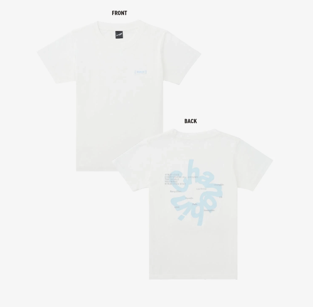 Мерч Stray Kids - [RUN IT JAPAN] T-SHIRT (футболка)