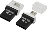 SmartBuy &lt;SB16GBPO-K&gt; USB2.0/USB micro-B OTG Flash  Drive  16Gb (RTL)