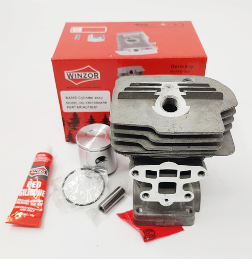Поршневая группа б/п Husqvarna 130/135-MarkII (D:39-мм, 1-кольцо, герметик) [Winzor]