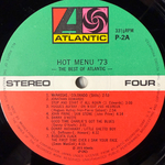 Сборник Hot Menu '73 -The Best Of Warner/Reprise/Atlantic 2LP (Япония 1973г.)