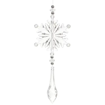 Подвеска «Снежная королева» 18 см, Прозрачный