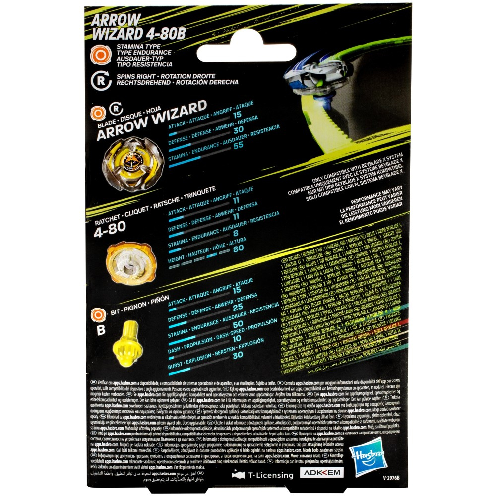 Игровой набор Hasbro Beyblade X Arrow Wizard G0175 F9582 4-80B стартовый F9582 — фото 5