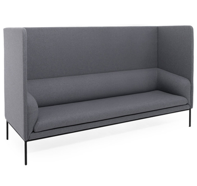 LIRO High 3м диван,ткань шерст СЕРЫЙ M