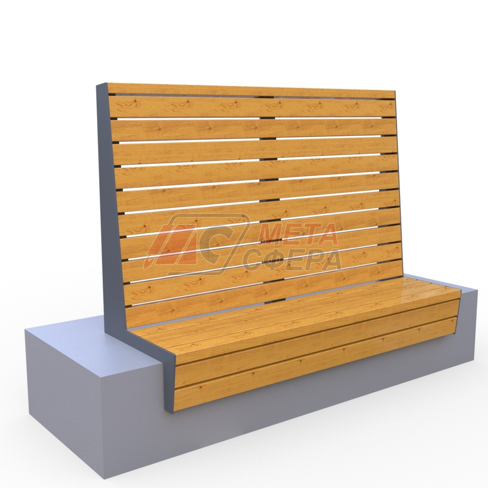 Настил на основание Noma Wall со спинкой