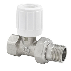 Клапан регулировочный ручной для радиатора VALFEX прямой 3/4" (компактный) VF.08.R.05