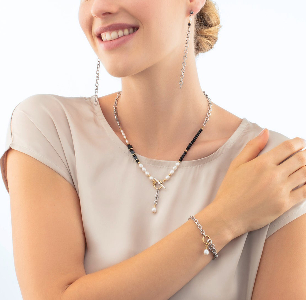 Браслет Coeur de Lion Black-White 1133/30-1314