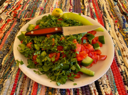 🏆Кухонный нож Alexander S AUS-8 Red G10