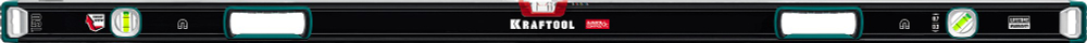 KRAFTOOL A-RATE CONTROL, 1500 мм, точность 0.3 мм/м, с зеркальным глазком, сверхпрочный магнитный уровень (34988-150)