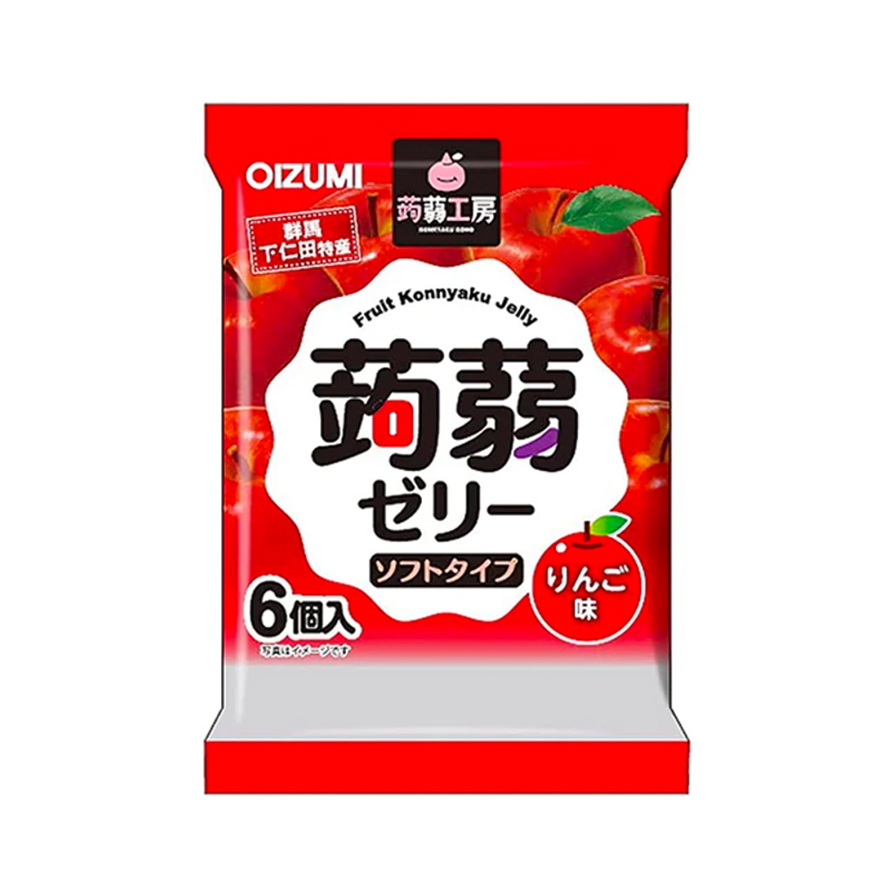 Желе “Oizumi” порционное Конняку со вкусом яблока 6шт, м/у, 96г