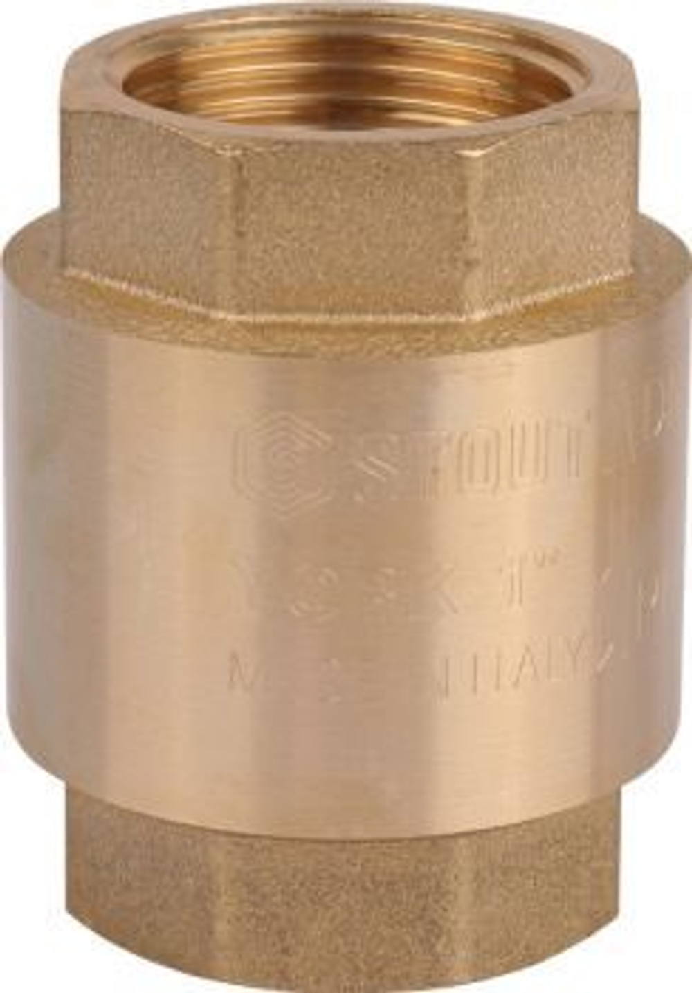 Клапан обратный  1" STOUT (пласт) 408