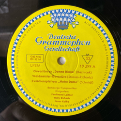 Винтажная виниловая пластинка LP Сборник Классической Музыки Tanz Der Stunden, Ouverturen, Intermezzi, Balettmusik (Германия 1984) Deutsche Grammophon