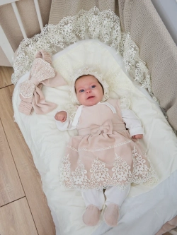 Конверт на выписку зима для новорожденных девочек