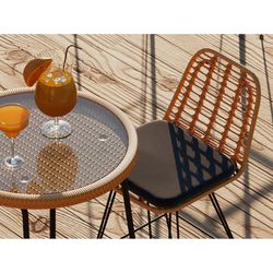 Стул барный Vetle Flat, ротанг