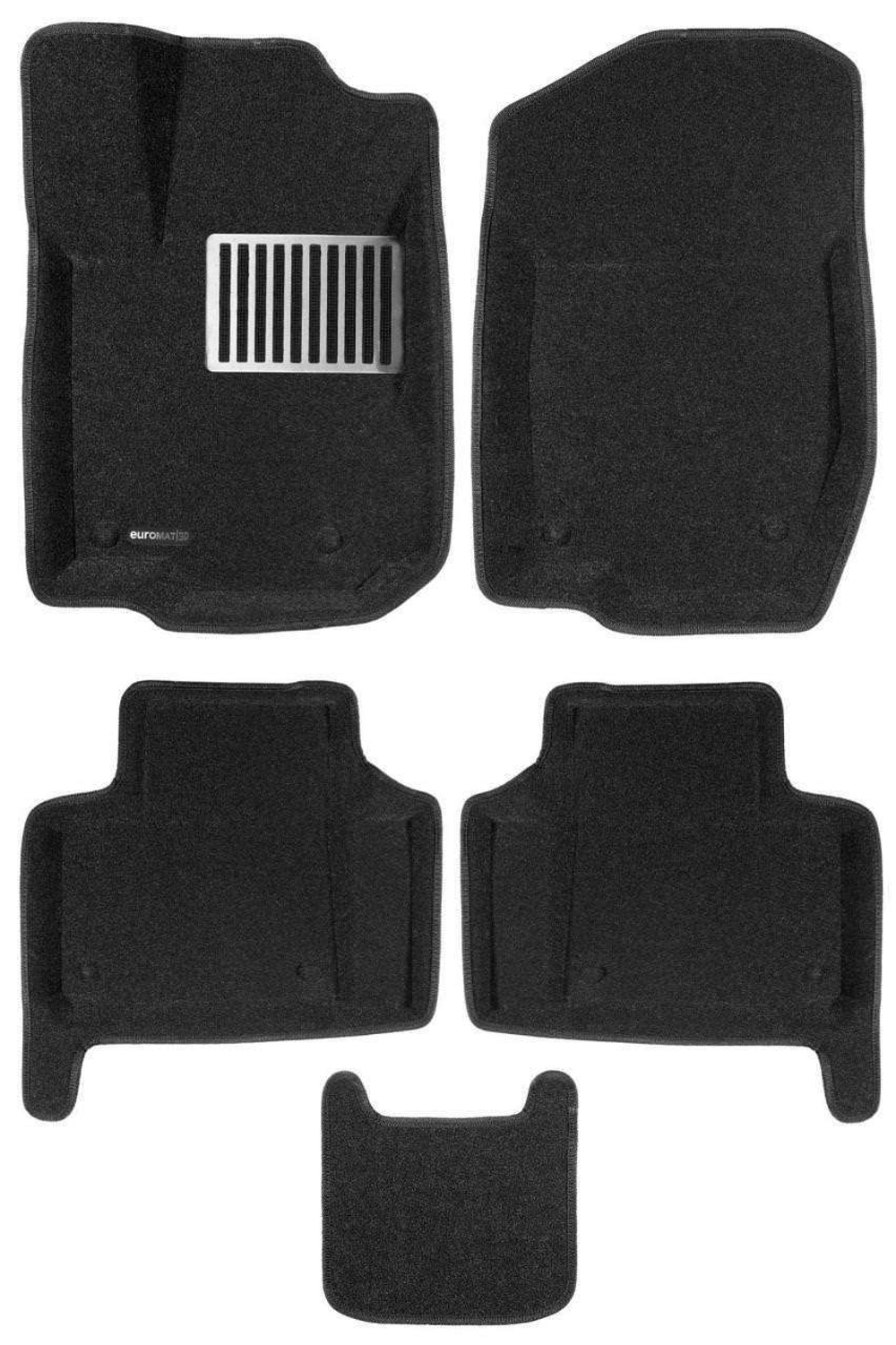 Коврики салона для MERCEDES W164 (ML,GL-Class) (2006-2012) Euromat 3D Lux черные. Арт. EM3D-003501