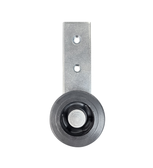 Ролик опорный 30мм узкая пластина 90гр.