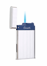 Зажигалка Caseti, турбо, тонкая, хром CA418-4