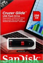 USB Flash-накопитель SanDisk Cruzer Glide 256Gb (SDCZ60-256G-B35)