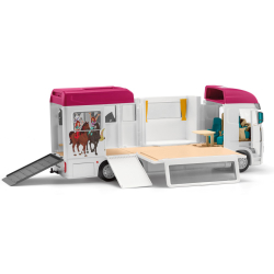 Schleich Horse Club - Автомобиль для транспортировки лошадей + аксессуары 42619