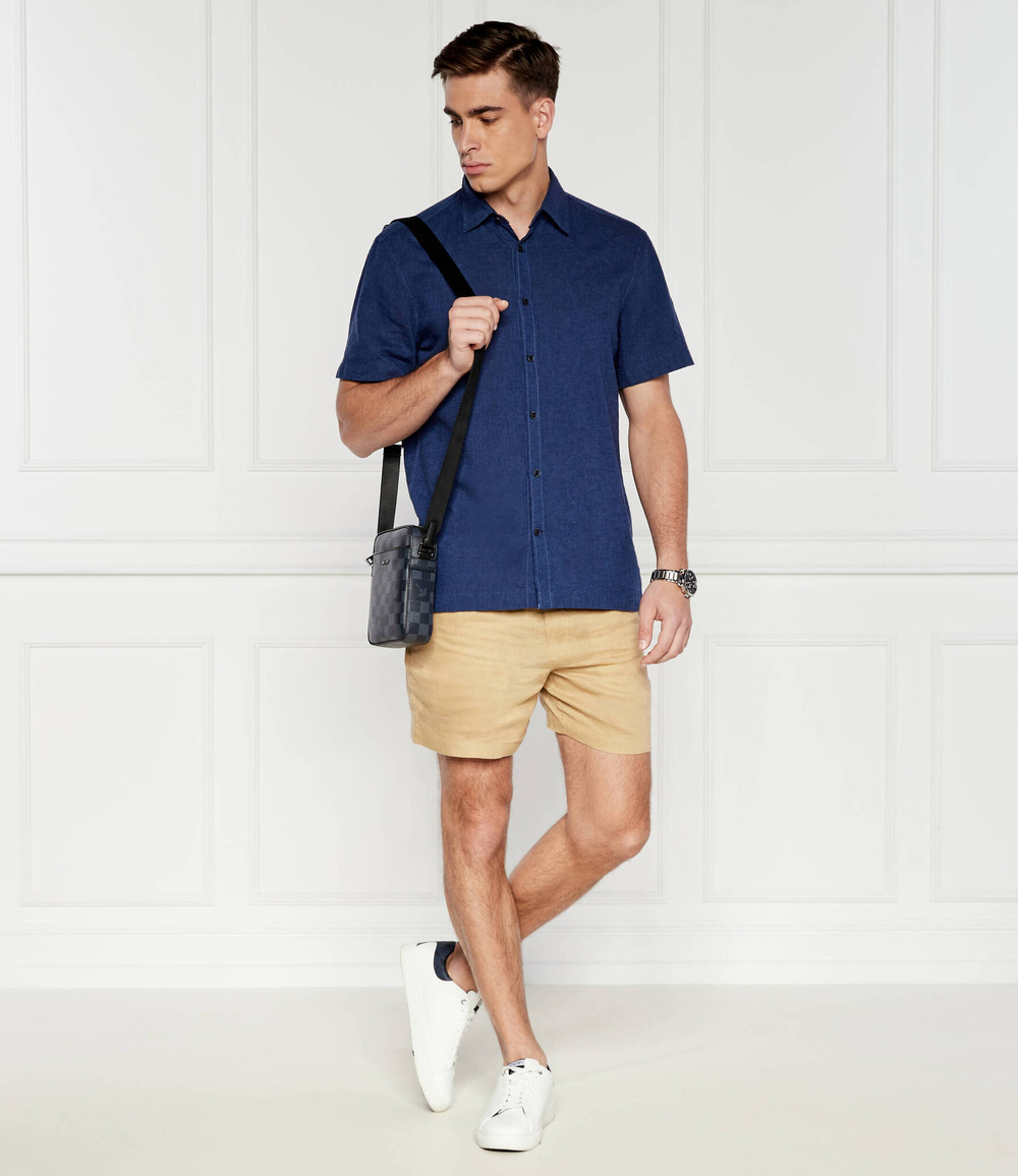 Льняная рубашка Haris Joop! Jeans - темно-синий(30041310)