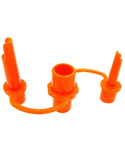 Насадка-адаптер 3в1 для ножных насосов, матрасов