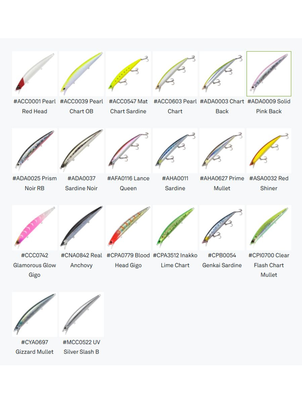 Воблер DUO Tide Minnow Sprat 100 SF, CCC0676 Mat Mullet Pink Back