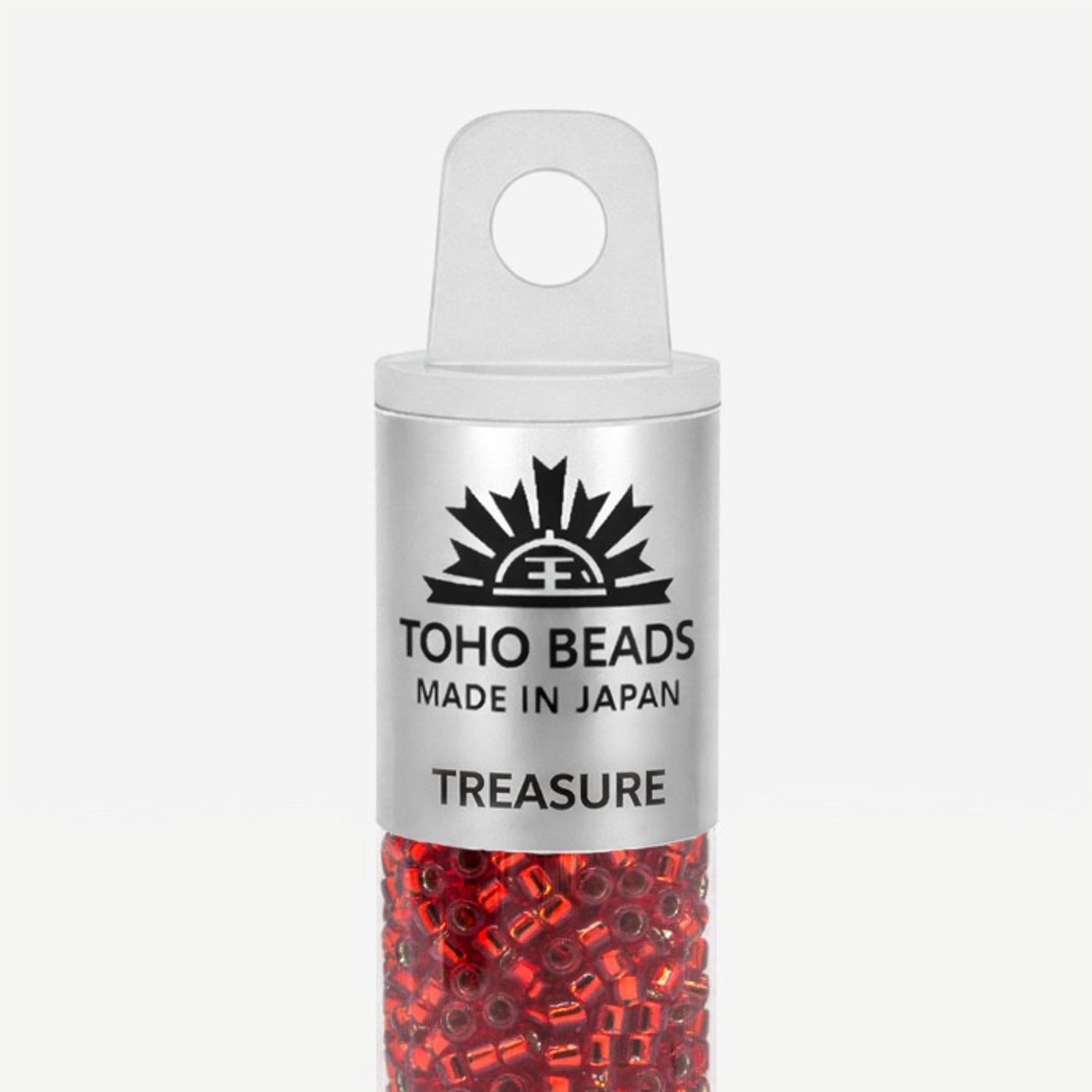 Японский бисер TOHO Treasure (№25B), с внутренним серебрением, прозрачный