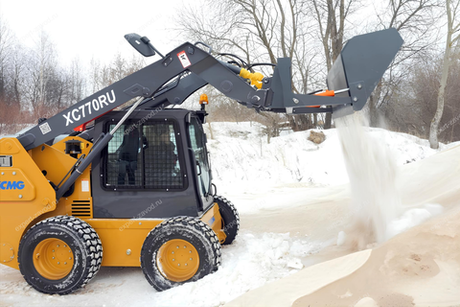 Ковш верхней выгрузки для мини-погрузчика