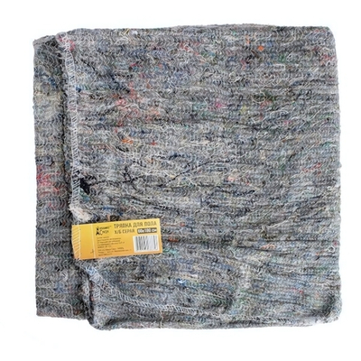 Тряпка для пола "Домашний Сундук" Х/Б СЕРАЯ овер. 80*100см ДС-154