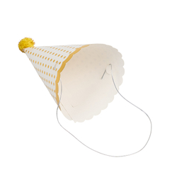 Колпак с помпоном "Точки" Золото