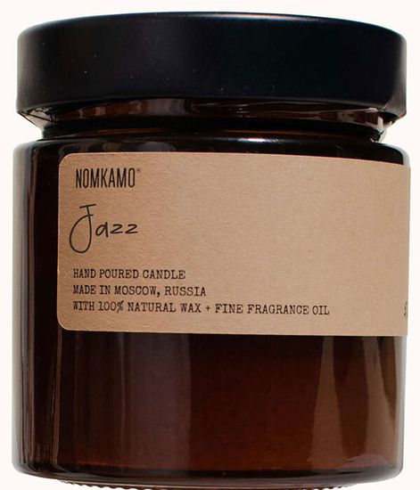 JAZZ свеча в янтарной банке, Nomkamo