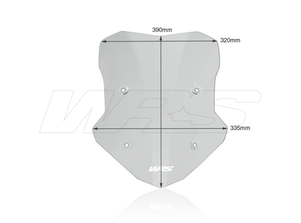 WRS Standart Ветровое стекло BMW F 900XR затемненное BM058F