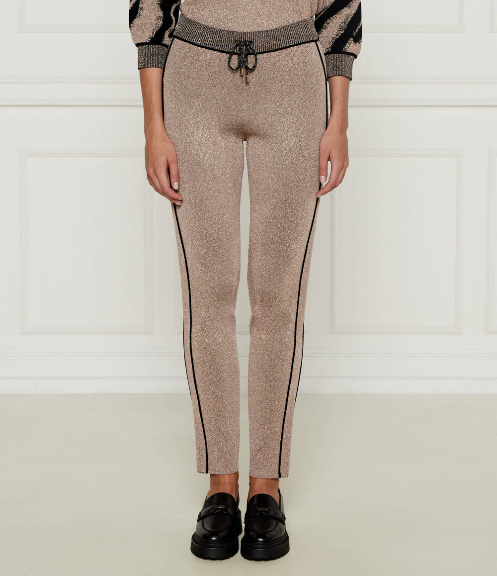 Трикотажные штаны Liu Jo Sport - золотой(TF4104 MS49I)