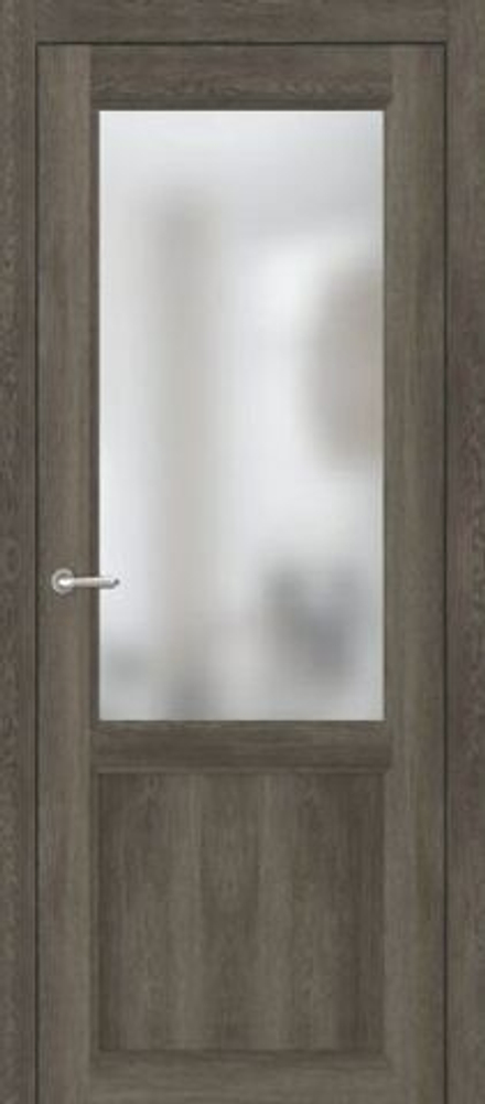 Межкомнатная дверь Фрамир Еlegance 2 PO Сатинат Дуб Графит