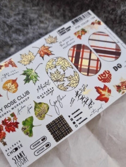 Lucky Rose Слайдеры наклейки для ногтей Foil 154
