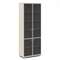 Шкаф со стеклом в алюминиевом профиле высокий 820х440х2195 V-612