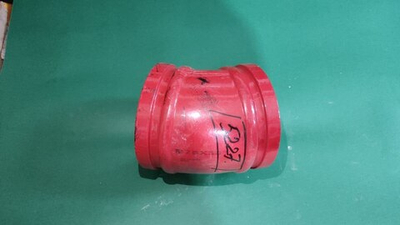 Угол бетоновода DN125*R240*30 двухслойный усиленный - внутр. арка 106мм, внеш. арка 182мм