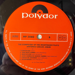 Винтажная виниловая пластинка LP Antonio Carlos Jobim The Composer Of Desafinado, Plays (Japan 1978) (No Obi)
