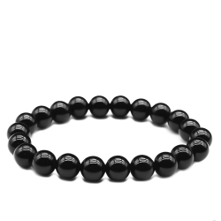 Браслет "Келли 8" агат черный