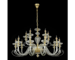 Подвесная люстра Newport ANNETTE 8620+5/C mat.soft gold clear, М0071529