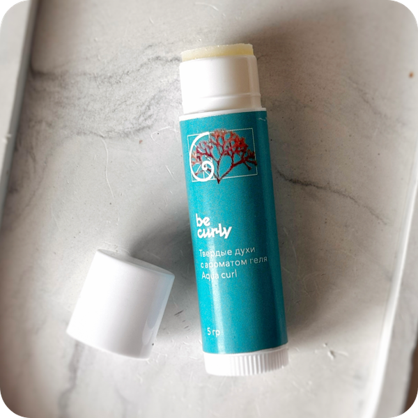 Твёрдые духи с ароматом геля Aqua curl