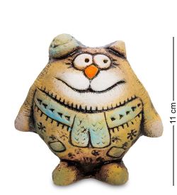 KK- 39 Фигурка «Кот Шляпник» шамот