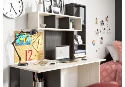 Письменный стол Эфес 120х50х55 венге / дуб белфорд