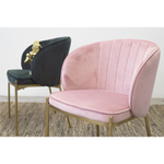 Стул coral, велюр, зеленый