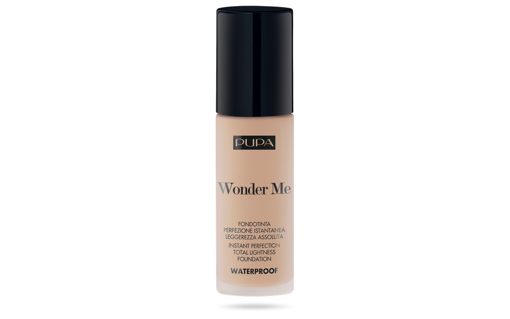 Pupa Тональная основа Wonder Me, водостойкая, тон №030, Средний беж, 30 мл