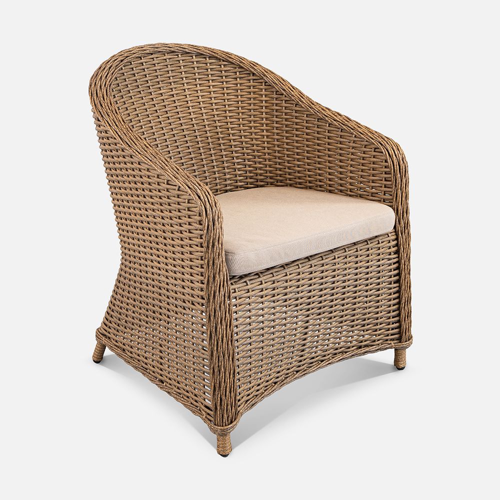 Кресло Primo  Американский орех, RAL 8011, SUN membrane сappucino, Градиент